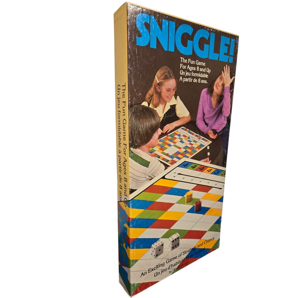 SNIGGLE Vintage Strategy‎ and Chance Board Game 1980 by Amway Rare